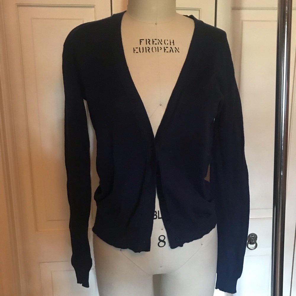 Navy Blue Cardigan